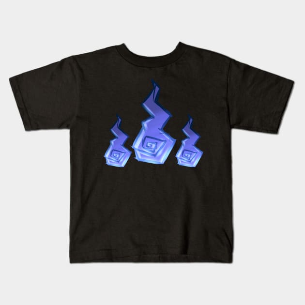 Oh My Ghost Wisp Kids T-Shirt by ghostmaya